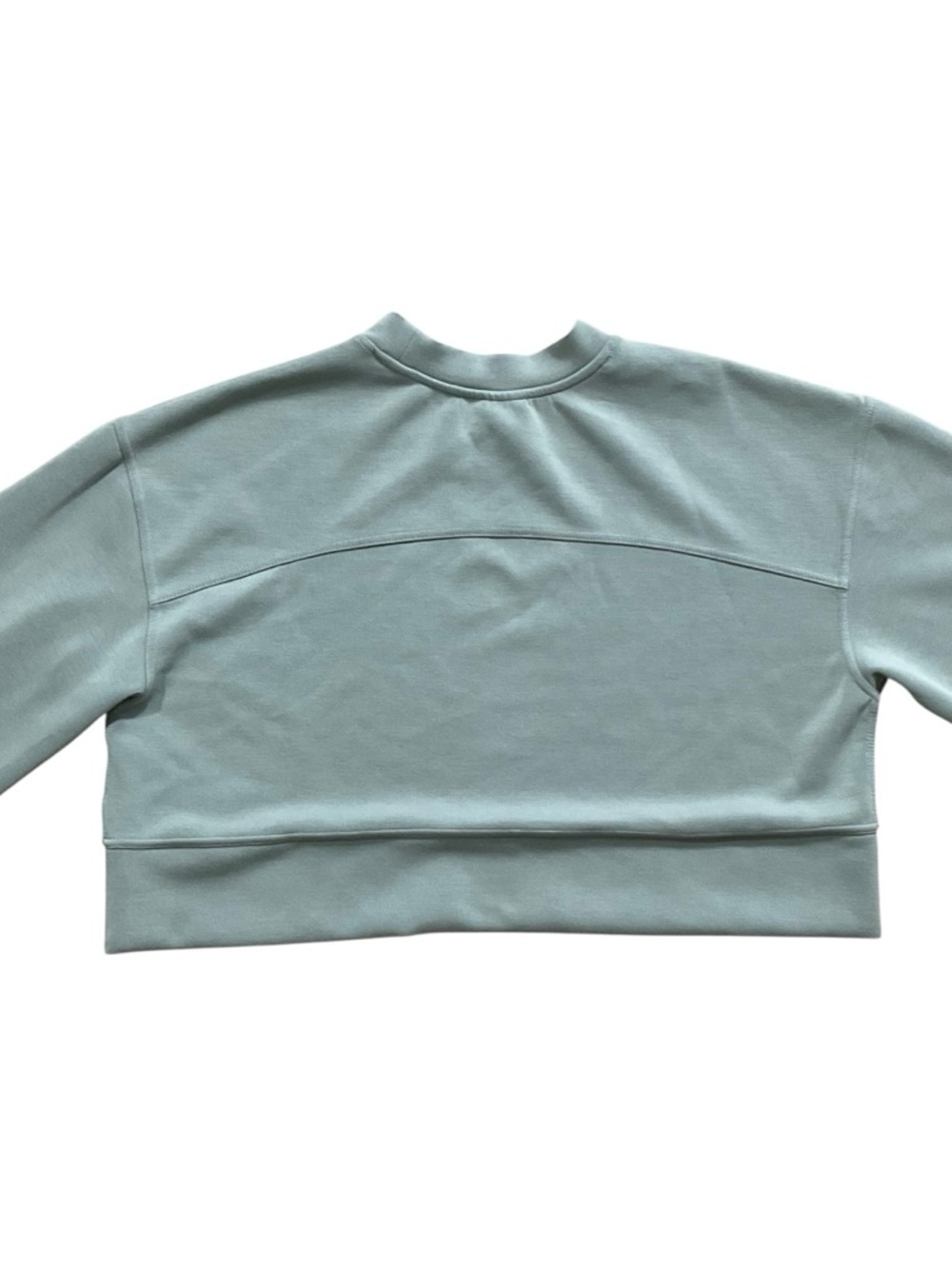 AYBL Cropped Sweatshirt Womens Small Green Athleisure Gym Pullover - Picture 9 of 12